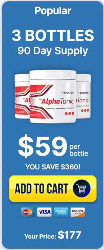 alpha tonic - 3 Bottles